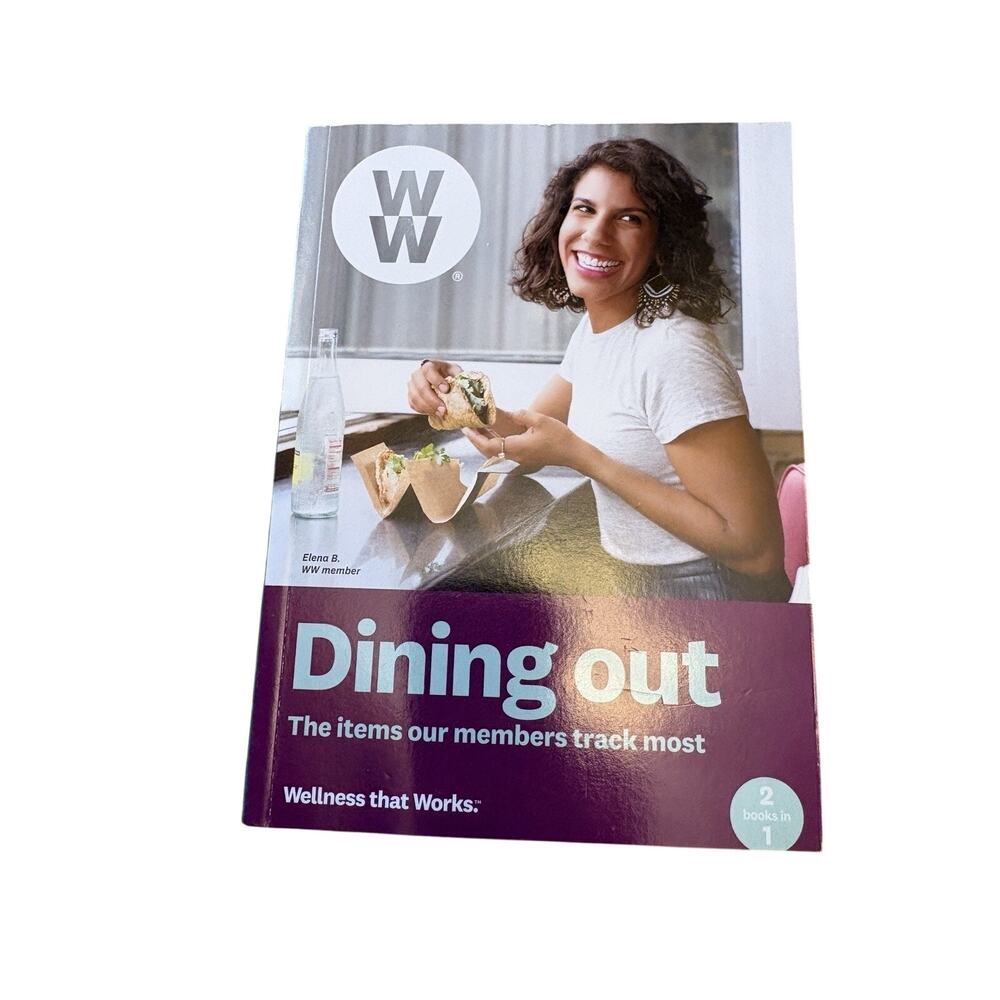 WW Weight Watchers 2 Books In 1 Dining Out Shopping Freestyle Smart Points 2018